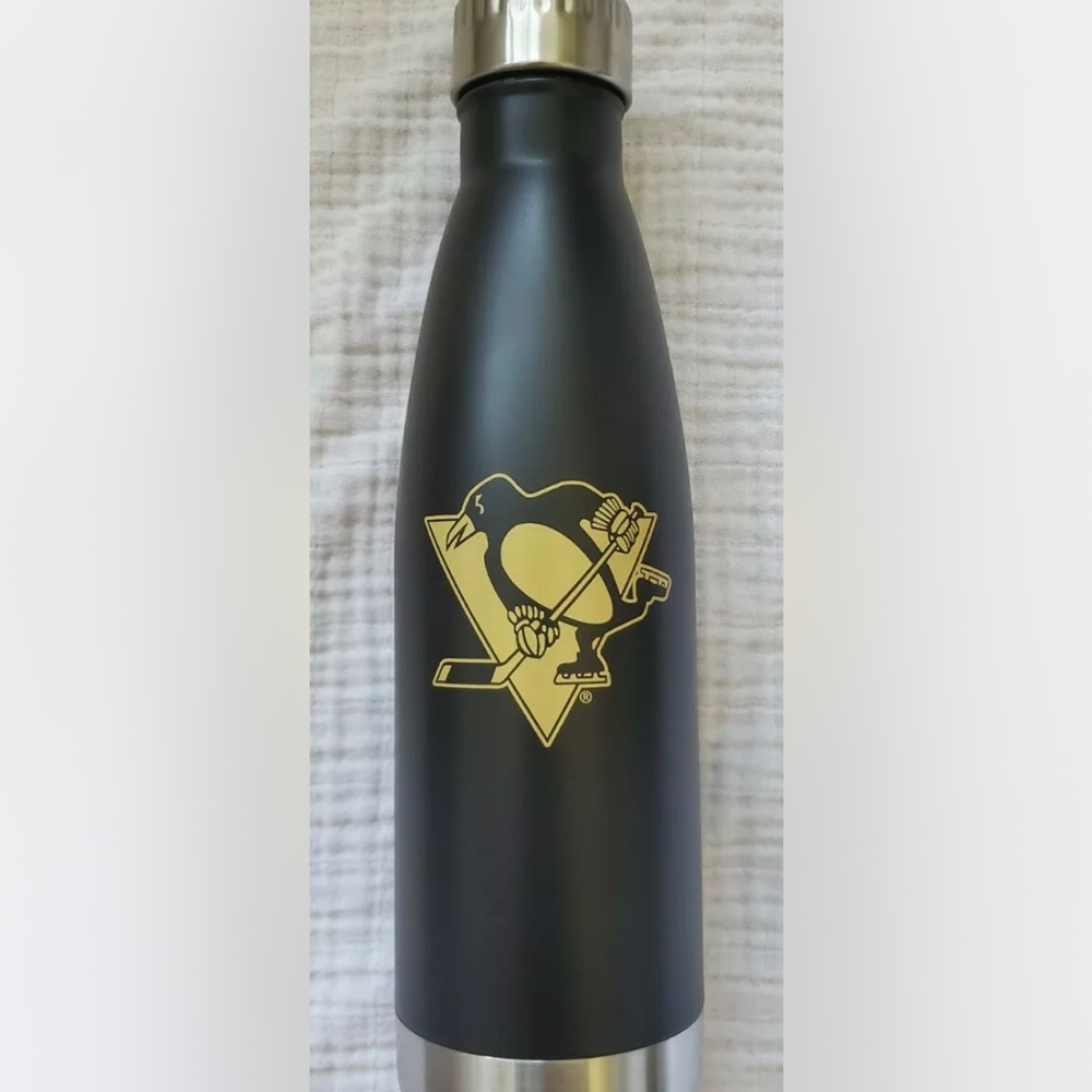 Pittsburgh Penguins Stainless Steel Water Bottle